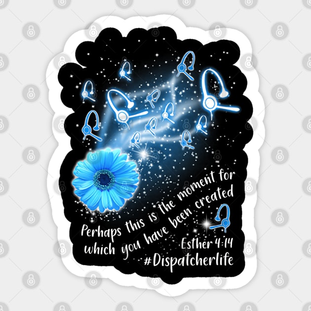 Dispatcher Sticker by janayeanderson48214